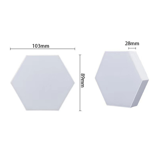 Hexagon LED-panel - 6 st RGB Smart LED-panel lampor