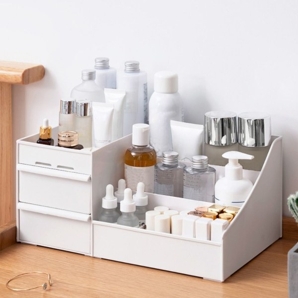 Makeup Organizer Skrivebordsarrangør HVID White