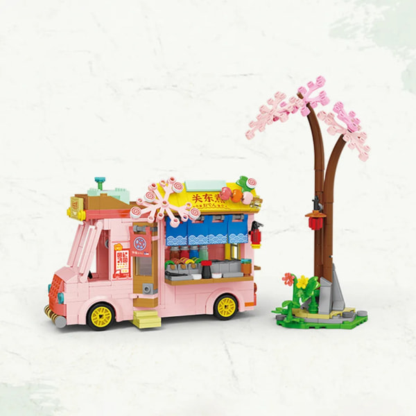 Barns byggstenar byggstenar tjejleksaker pedagogisk present snack bilmodell Julklapp förälder-barn leksaker