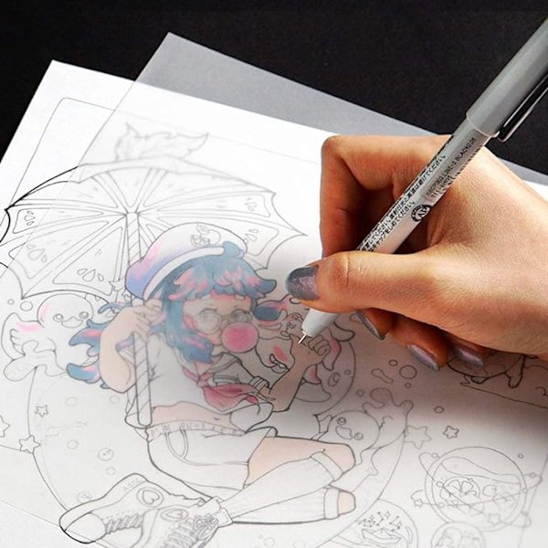 50 Ark Spårpapper, A4 Grafitpapper Kolpapper för Avritning