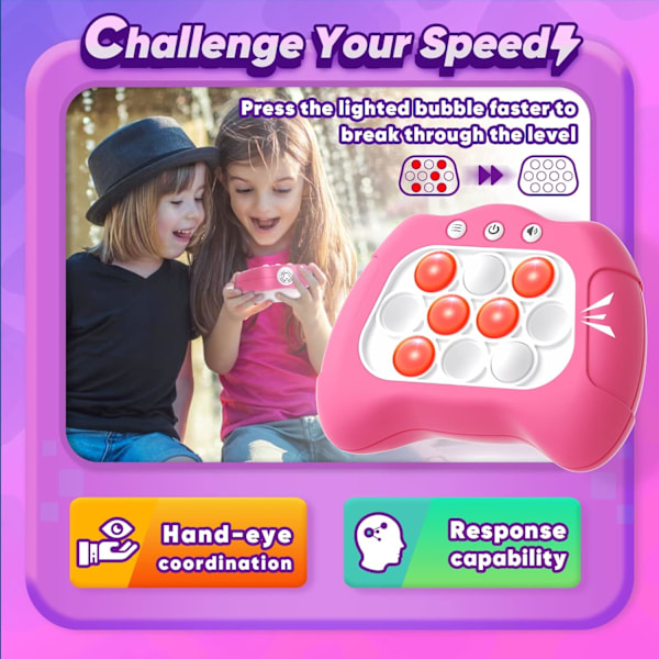 Handhållen Spel Leksak för Barn 6-12 År, Sensoriska Fidget Leksaker för Barn 8-12