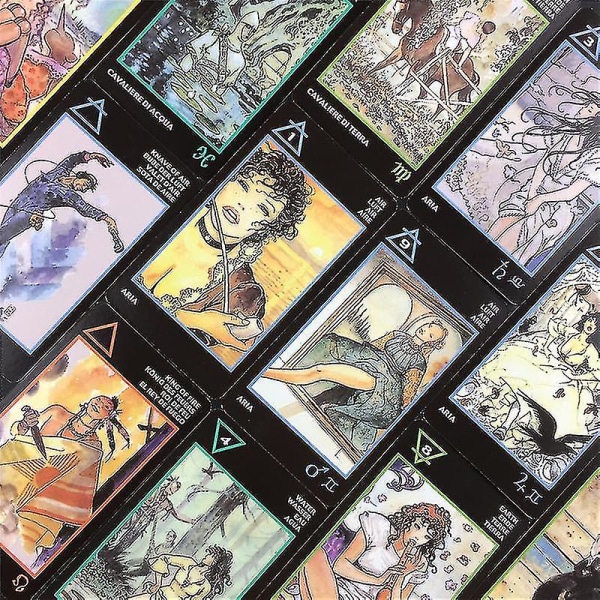 2020 Högkvalitativa nya Tarot of Manara-kort av Milo Manara Pdf-guidebok spelkort för sällskapsspel 1 st bordsduk