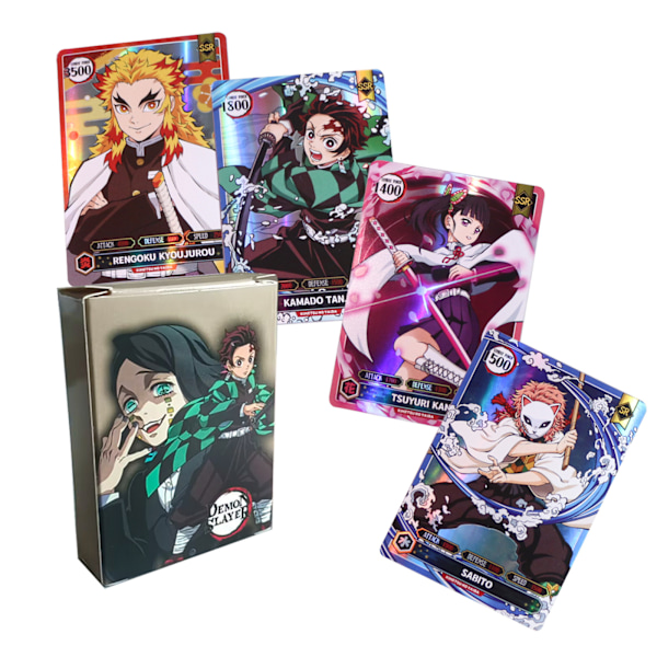 50 engelske Naruto Flashcards Spil Samling Skabskort