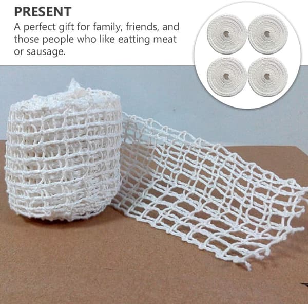 Kødbutcher Twine Net Kødnet Rulle (100CM Længde)