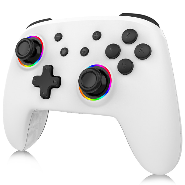 Switch Pro -ohjain, langaton Switch-ohjain LED-valolla/kaksoisvärinällä, etäpelikonsoli