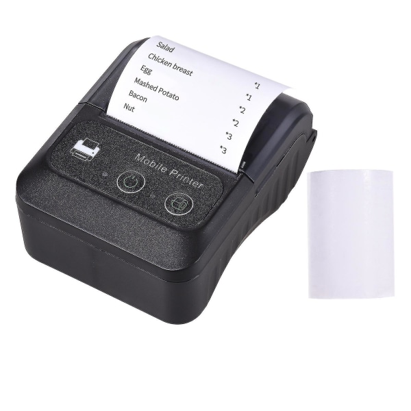 Kannettava thermal Wireless Bt Mini kuittikuitti Pos Mobile Printer. Esc/pos Yhteensopiva Android Ios Windowsin kanssa