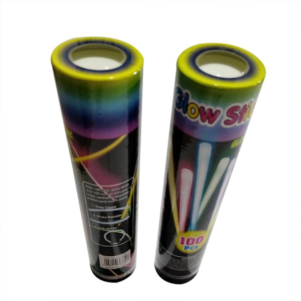 100 stk. Glow Sticks Bulk 20cm Glowsticks, Glow Stick Armbånd Halskæder, Lys i Mørke Tilbehør, Tilbehør, Påske, Jul, Halloween