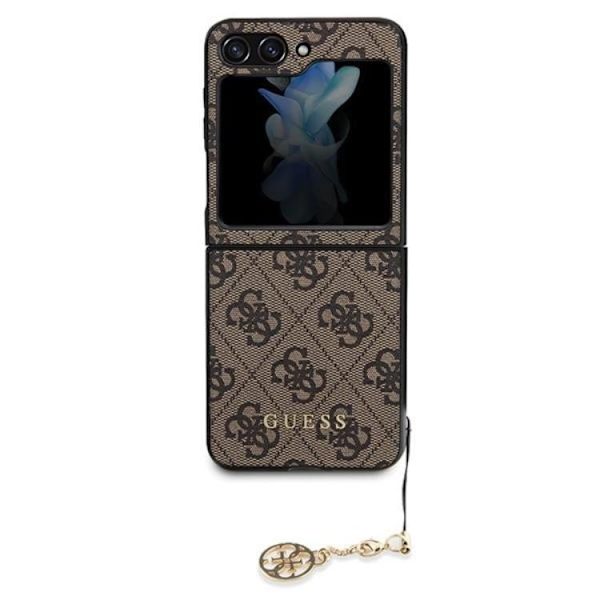 Guess Galaxy Z Flip 5 Mobilfodral Charms Collection - Brun 50