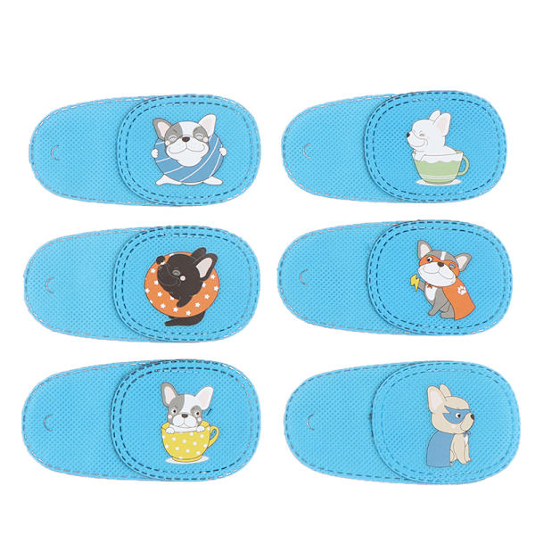 6 kpl Amblyopia silmälappu laseille lapselle aikuiselle laiska silmälappu Puppy Right Eye