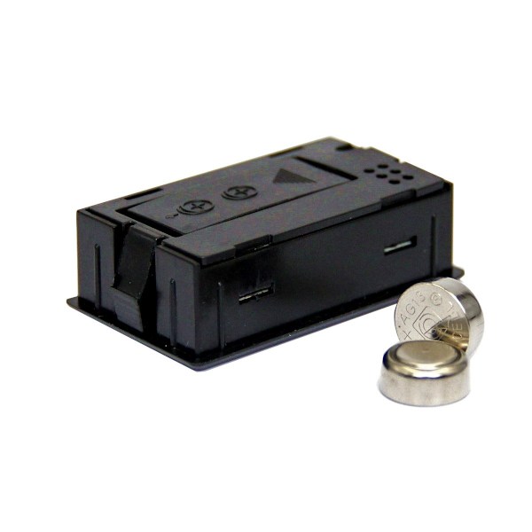 Mini Digital Termometer Hygrometer Måler Sort/hvid (6-pak - Firkant) black Fahrenheit