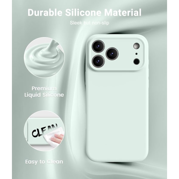 Mintgrøn Magsafe-kompatibelt cover til iPhone 17 Pro Max iPhone 17 Pro Max iPhone 17 Pro Max vert menthe
