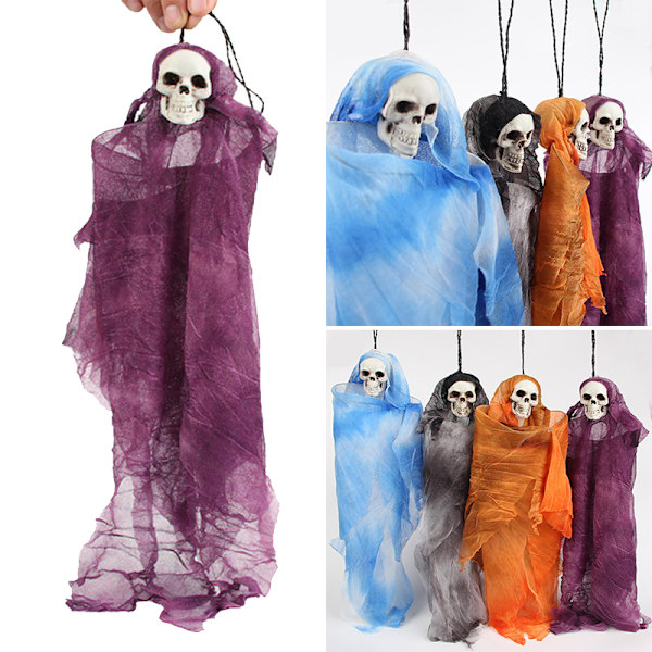 Halloween Pieni Kallo Ripustettava Koriste Ripustettava Aave Rekvisiitta Halloween Lentävä Aave Halloween Koriste Pihalle Ulkotiloihin Orange