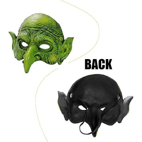Noidan Naamio Vihreä Goblin Naamio Halloween Karnevaali Juhla Asu