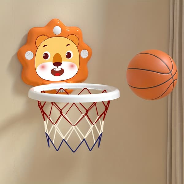 Basketballkurv til børn udendørs indendørs Lion