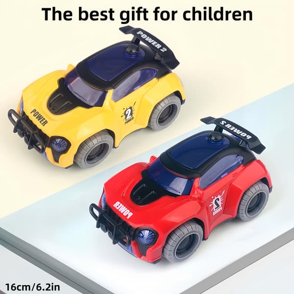 Multifunksjonell Elektrisk Racerbil Leke med Lys, Perfekt Gave til Gutter og Jenter 1pc Red