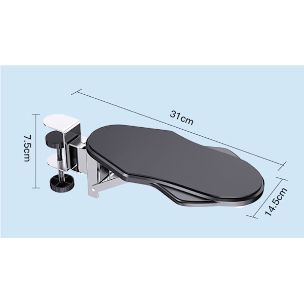 Dataarmstøtte for skrivebord, ergonomisk albuestøtte for H{AZC] Folding rotating model