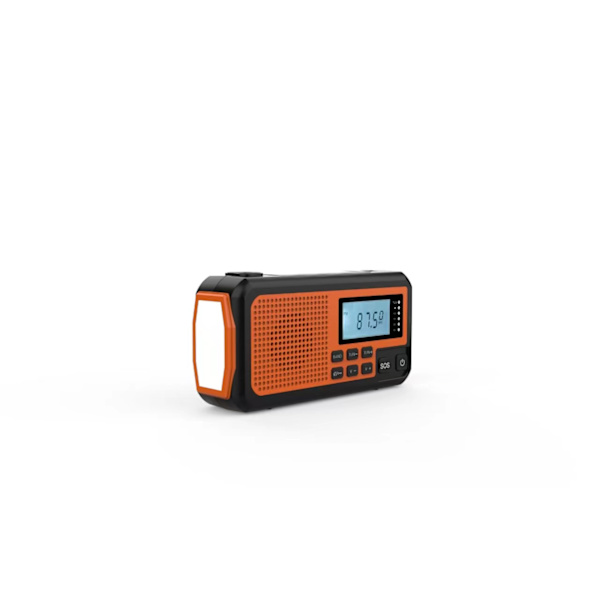 Digital väderradio solradio bärbar SOS överlevnadsradio 4000mAh
