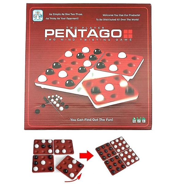 Pentago-shakkilautapelit 2 pelaajaa
