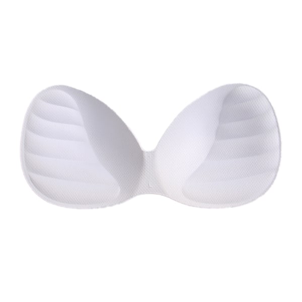 Kvinners Bikini Polstret Innlegg Bryst BH Forbedring Push Up Bryst I Hvit White 3*105cm