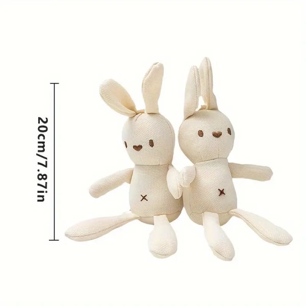 Cute Corn Rabbit Plush Toy - Tasketilbehør og dukke