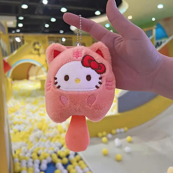 Sööt Plush-avaimenperä - Pehmeä 6 tuuman Cartoon Anime -laukkuhelmi Täytetty eläin nukke