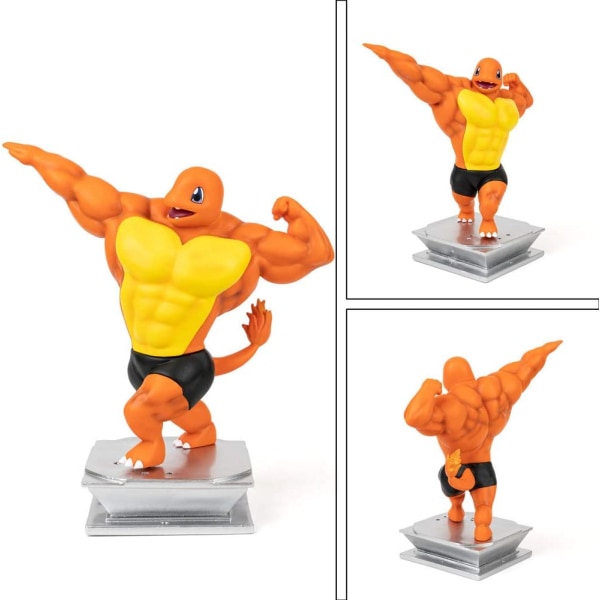 Anime Action Figur GK Charmander Figur Statue Figurine Bodybuilding Serie Samling Fødselsdagsgaver PVC 7 \"