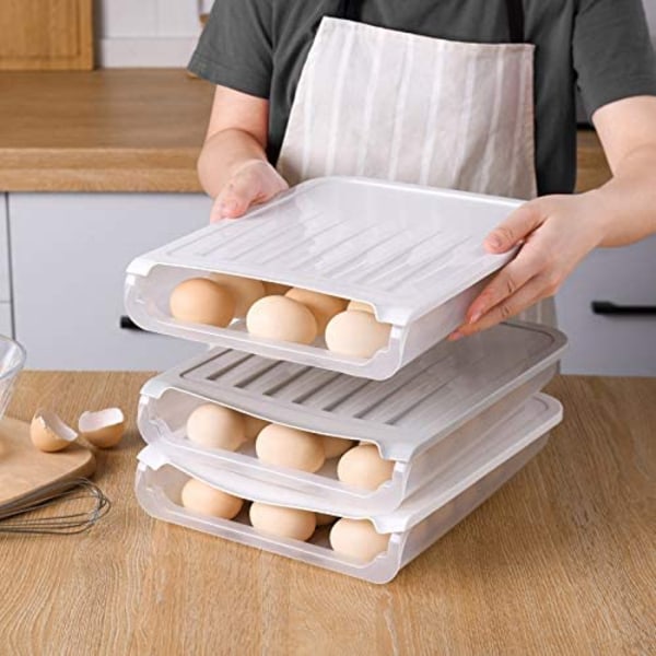 Automaattinen kananmunan säilytyslaatikko - Kannella - 18 munan säilytykseen keittiössä