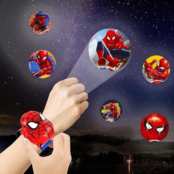 Lasten kello, Spiderman 24 Super Sankarin Hahmoa Projektorikello Frozen