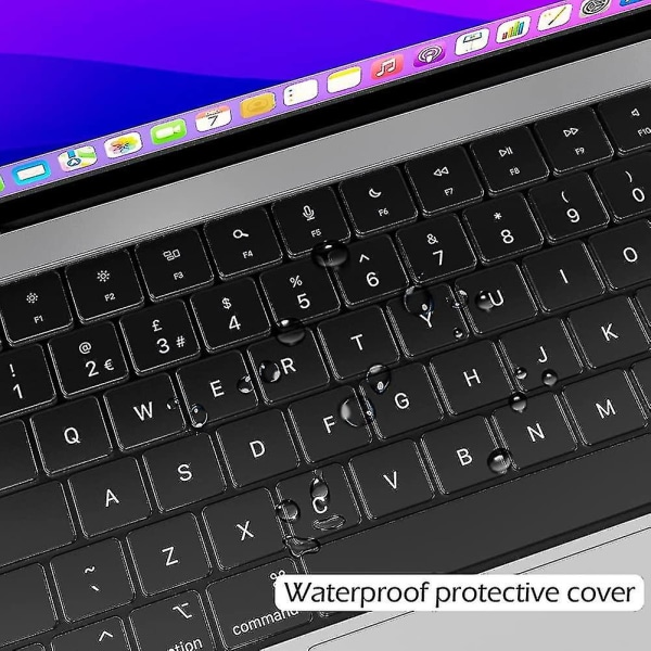 Ultratunt Tpu- cover för Macbook Pro 14 & 16 M1 Pro & M1 Max Chip