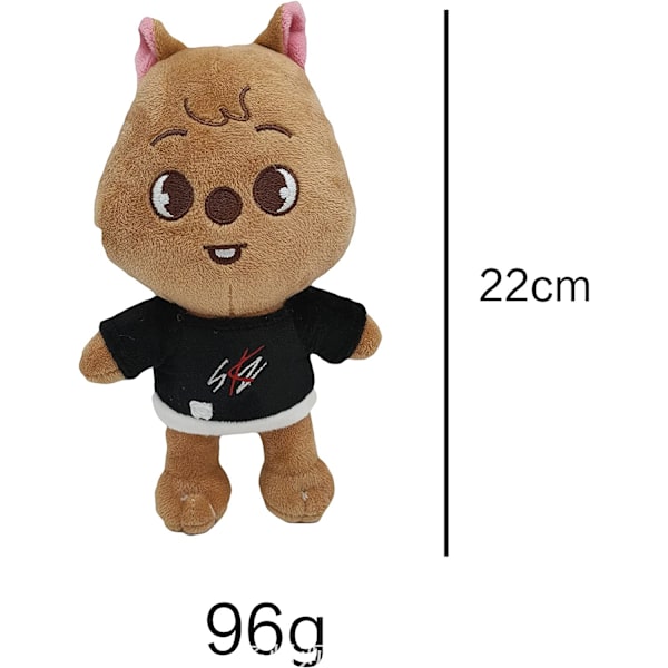 Skzoo Plyschleksak Stray Kids, Cartoon Plyschleksak Stray Kids Skzoo Söt Plyschkuddedjur Djurdocka Presenter till Barn Familj Vänner-21cm (Grisar)