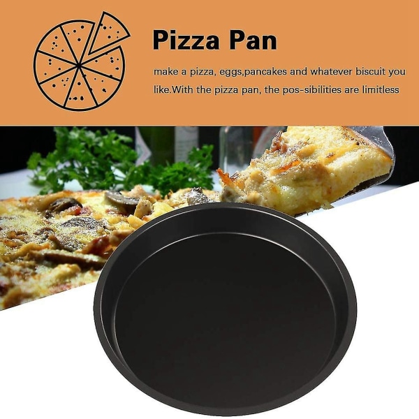 7-tommer Airfryer-tilbehør, 2-pak bageform kage spand pizza bakke--