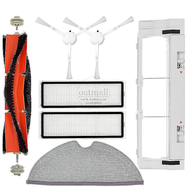 Reservedeler for Xiaomi Dreame F9 Tilbehør for Dreame Bot F9 Robotstøvsuger Erstatningssett Børste Hepa Filter_xx