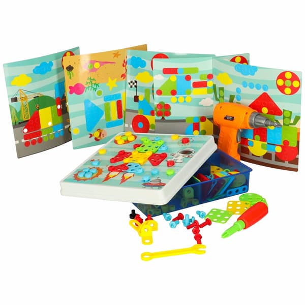 Screwdriver Building Blocks in Case – Educational Construction Set 261 Pieces 920