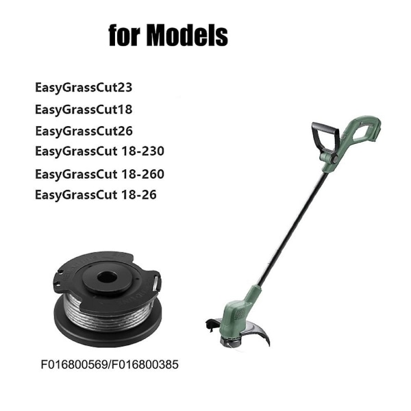 4 Pack Trimmer Spool Line Bosch Easygrasscut 23, 26, 18, 18-230