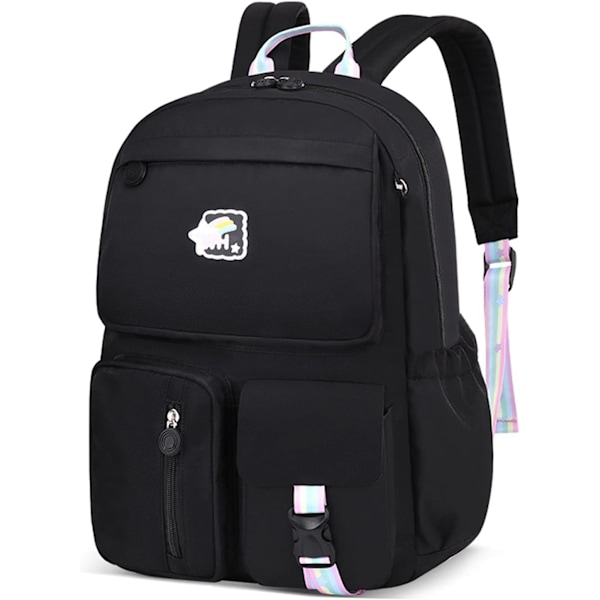 Vanntett skolesekker for barn Ordinary black small