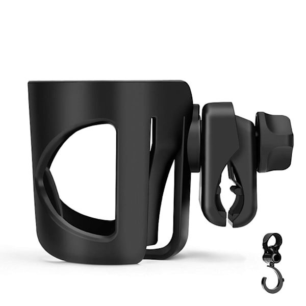 Universal flaskeholder til cykel, barnevogn, klapvogn, flaskeholder til drikkeflasker, sutteflasker, kaffeholder