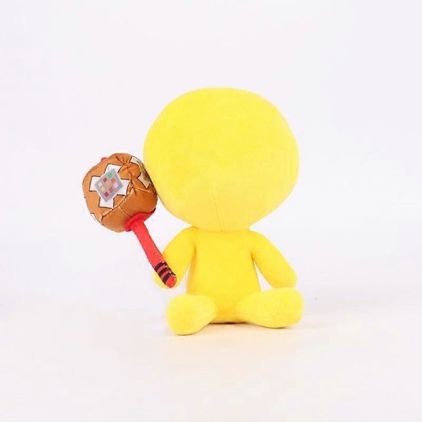 20CM Ny Youtoz Ambient Alan Becker Fiske Plyschdocka Tecknad Docka Barnpresent yellow
