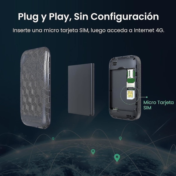 5g kannettava mobiili hotspot -reititin, 2100 mAh akku, plug and play, sopii matkustamiseen