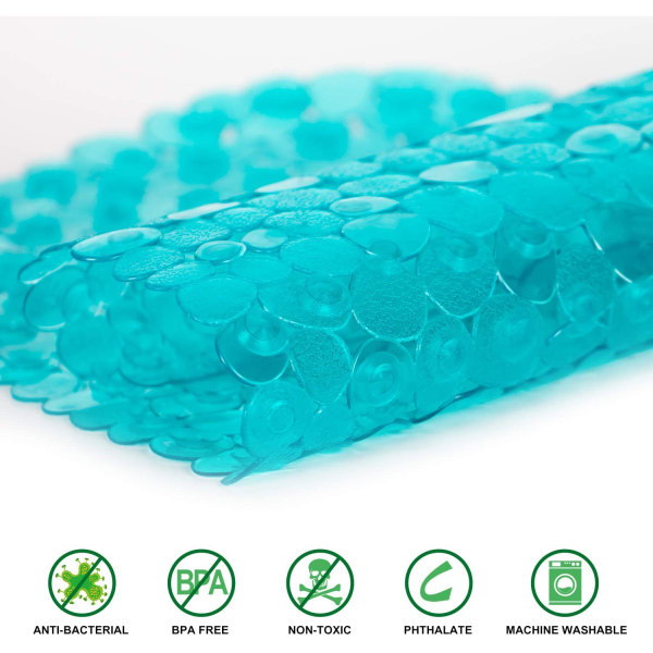 non-slip bath mat, elongated round shower mat