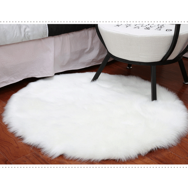 Fluffy Faux Fur Sheepskin Rug