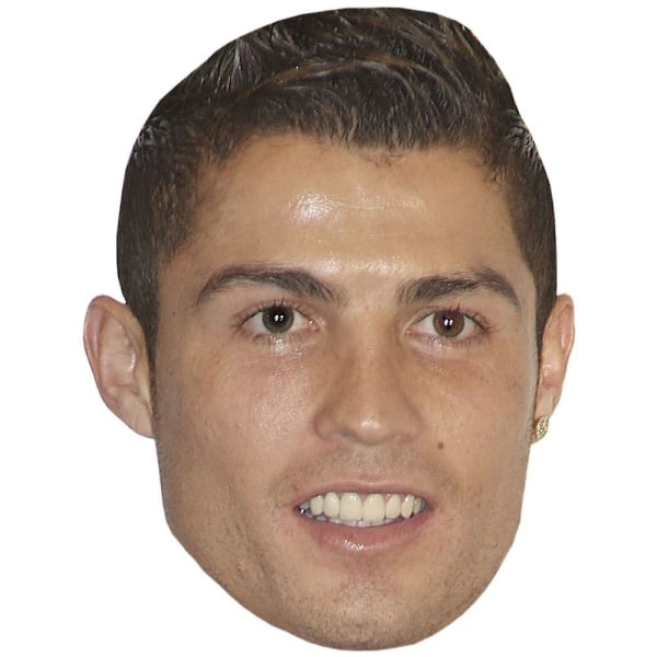 Cristiano Ronaldo kjendismaske, flatt kort ansikt