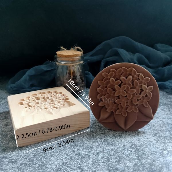 Firkantet kakeform for baking, slitesterk og enkel å bruke Hydrangea