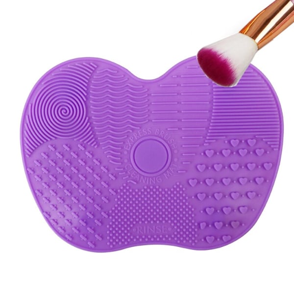 Nyeste silikonbørsterenser Kosmetisk sminke Vaskebørste Gel rengjøringsmatte Foundation Makeup Brush Cleaner Pad Skrubbebrett