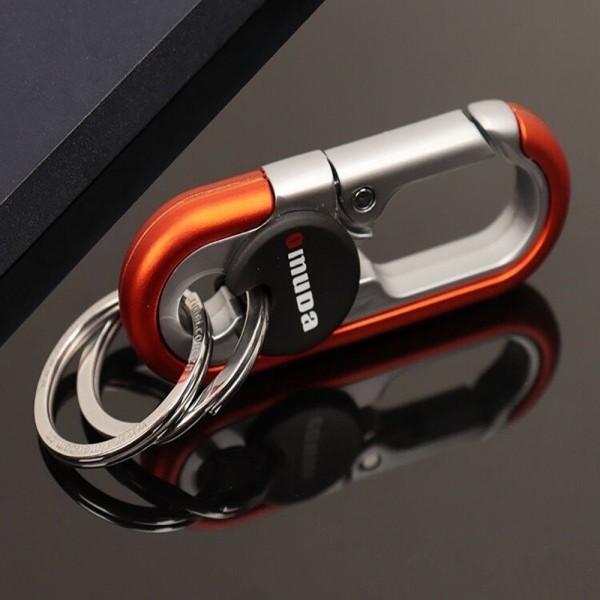 2 stk nøkkelring karabiner, mini utendørs verktøy unisex