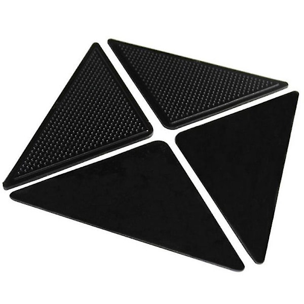 Anti-skli matter, sklisikre klistremerker, sklisikre pads, sklisikker tape, feste for gulvmatte (12 stk)