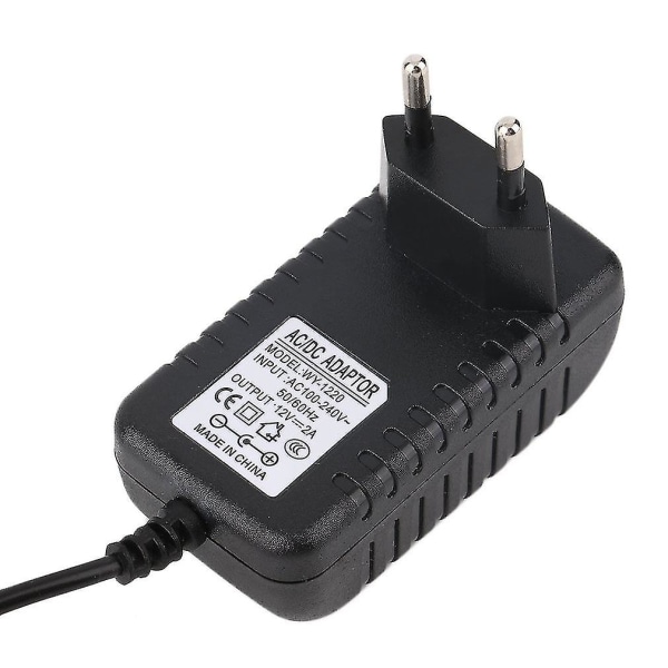 Dc 12v 2a Ac Adapter Strömförsörjning Transformator För 5050 5630 3528 Led