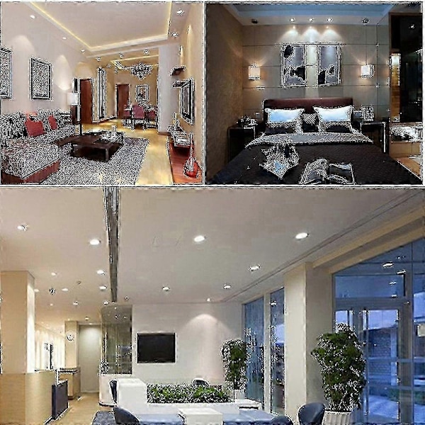 10 st Mr11 Glödlampor 3w/5w Ac/dc12v-24v Led Gu4 Bi-pin Sockellampor - Perfekt Kallvitt Cool white watts