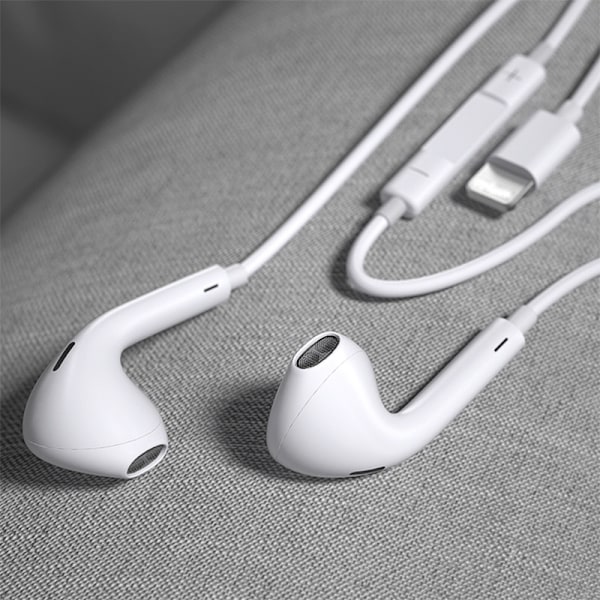 Apple Lightning Hovedtelefoner iPhone 8plus/11pro/12 In-Ear XSMAX Universelle Hovedtelefoner