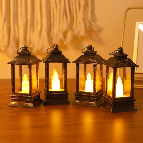 Ramadan Led Lanterns Led-lampor Flamlösa batteridrivna nattlampor