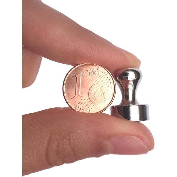 12 kpl Super Vahva Neodyymimagneetti (16*20mm), Suuri Metallikartiomagneetti, Keittiöön, Jääkaappiin, Valkotauluun, Ilmoitustauluun, Toimistoon, Kouluun